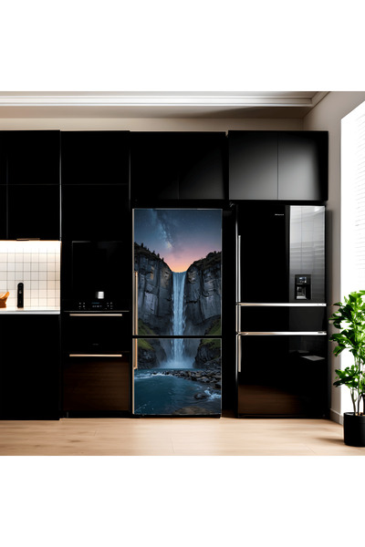 Avex Folie imprimata color pentru decor Frigider, dimensiune 200 x 90cm, mode...