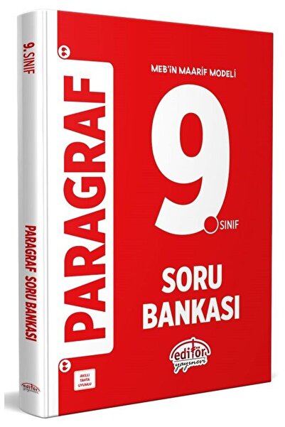 Editör Yayınevi 2025 9. Sınıf Paragraf Tamamı Karekod Çözümlü Soru Bankası-20...