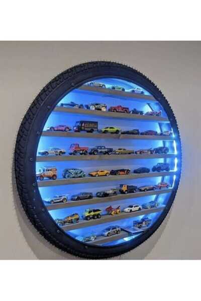 Genel Markalar Işıklı Çocuk Oyuncak Ve Araba Rafı