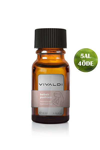Vivaldi Home Bebek Pudrası Uçucu Yağ ,buhurdanlık Yağı,doğal Uçucu Yağ,oda Ko...