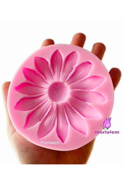 morlalem m 11,7cm Papatya Çiçeği Silikon Kalıp K-113, Kokulu Taş Sabun Polyes...