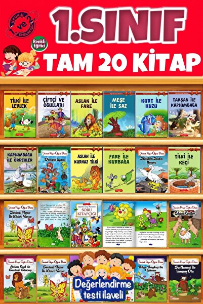 GÖNÜL YAYINCILIK 1.sınıflar Için Okumayı Sevdiren 20'li Kitap Seti
