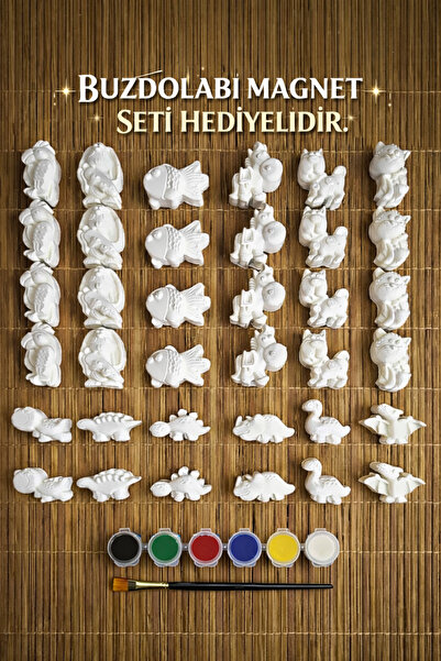 Misse 36 قطعة (3D) لوحة حجرية لعالم الحيوان، مجموعة أنشطة تلوين لتنمية الأطفا...