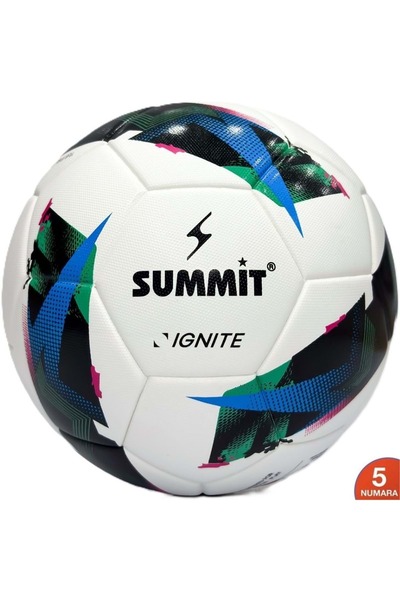 Summit Ignite League Ball Thermo Bonded Size 5 Soccer Ball Blue