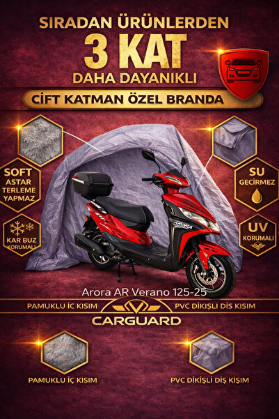 CarGuard Arora Ar Verano 125-25 Corded Motorcycle Canvas Engine Cover - Compa...