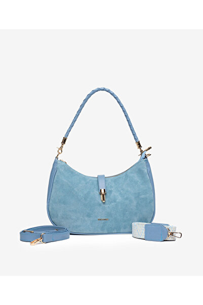 Greyder Kadın Mavi Omuz Çantası 5Y2CN69722
