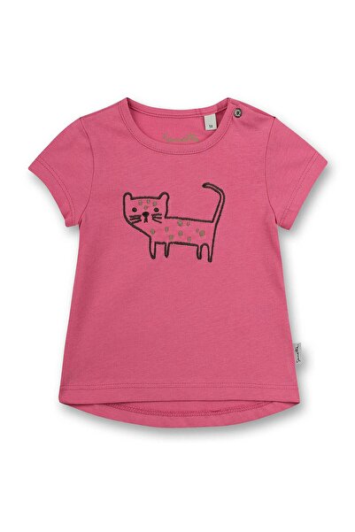 Sanetta Mädchen T-Shirt - Baby, Kurzarm, Rundhals, Druckknopf, Stickerei, 56-92