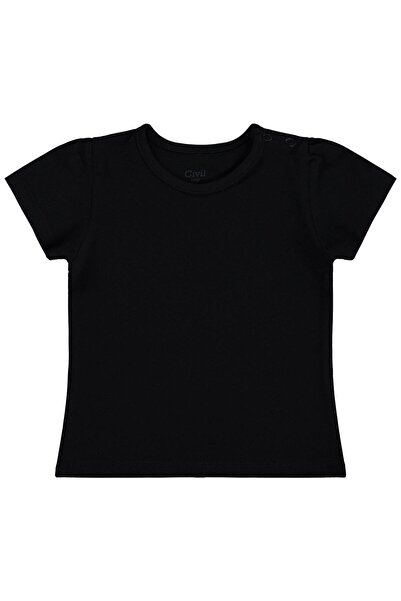 Civil Baby Baby Girl T-Shirt 6-18 Months - Black 6-9 Months