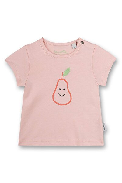 Sanetta Mädchen T-Shirt - Baby, Kurzarm, Rundhals, Druckknopf, Print, 56-92