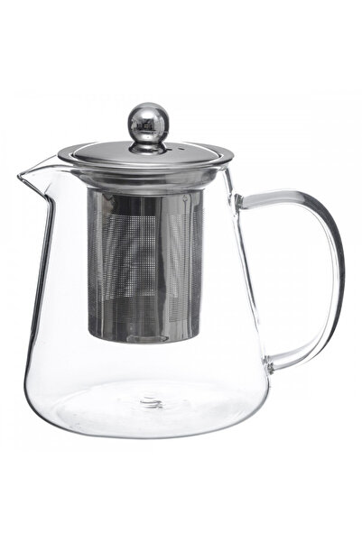 5FIVE Fierbător Aleanty Infuser, sticlă rezistentă la căldură, infuzor din oț...