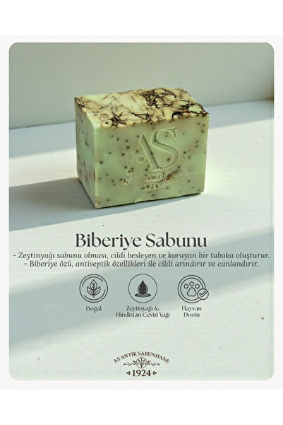 AS ANTİK SABUNHANE 1924 Doğal Biberiye Sabunu