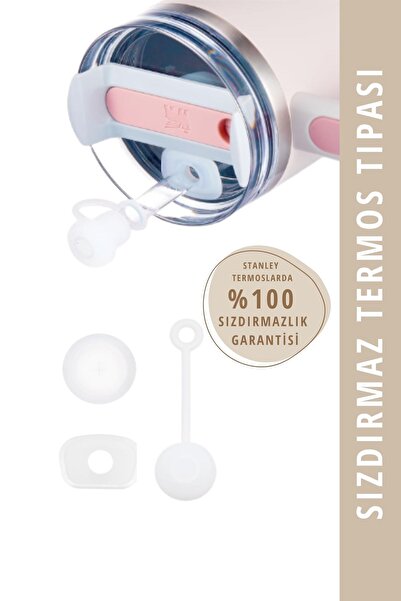 Mamastuff Pipetli Stnley Quencher Uyumlu Sızdırmaz Silikon Tıpa - Şeffaf