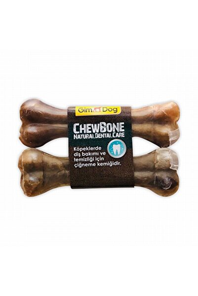 Gimdog Mordimi Natürel Press Kemik Köpek Ödülü 2'li 14 Cm