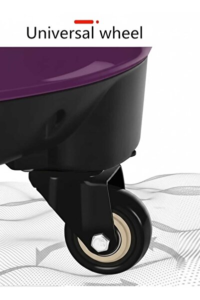 Scooter سكوتر كهربائي للأطفال M20 باللون الأحمر مع مقعد مريح وحزام أمان وإضاءة LED ملونة وبطارية قوية