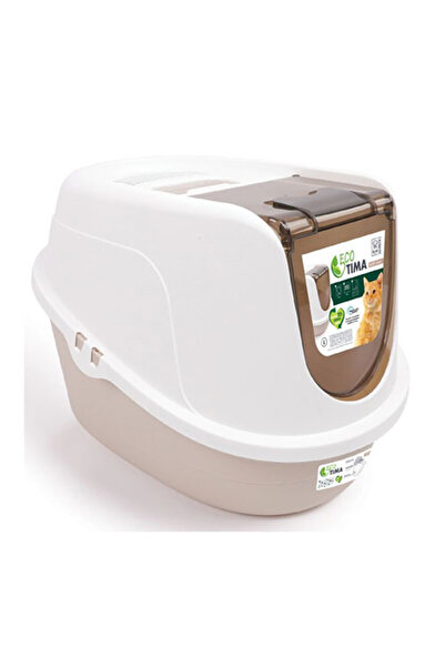 M-PETS Eco Tima Kapalı Kedi Tuvaleti Large Kum Beji 60x45x42 Cm