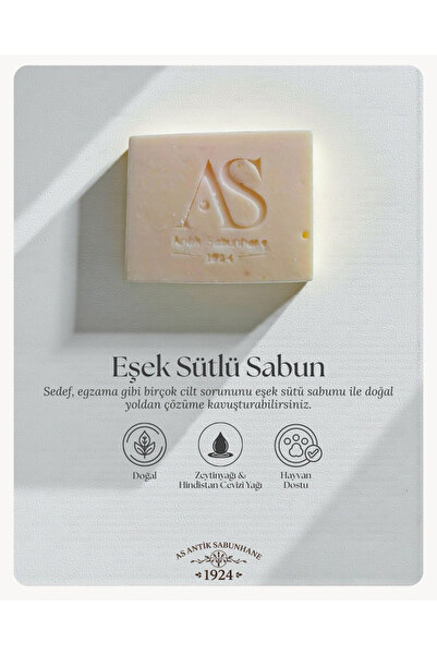 AS ANTİK SABUNHANE 1924 Doğal Eşek Sütlü Katı Sabun