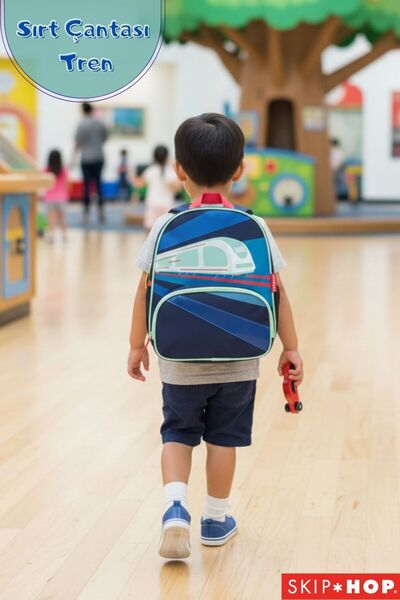 Skip Hop Spark Style Çocuk Küçük Boy Sırt Çantası Tren