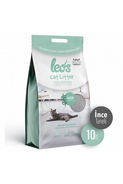 Leos Cat Litter Doğal Bentonit İnce Taneli Kedi Kumu 2x10 Lt