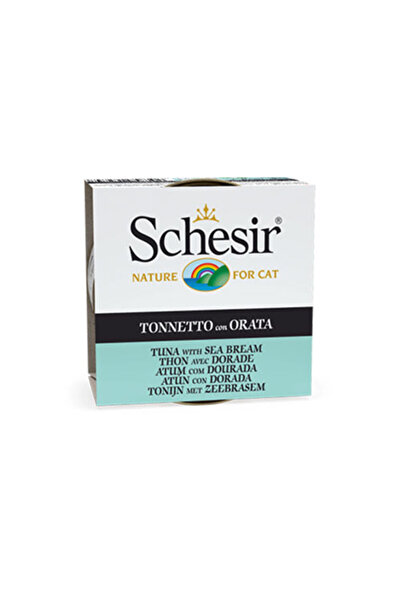 Schesir Jelly Ton Balıklı ve Çipuralı Yetişkin Kedi Konservesi 85 Gr