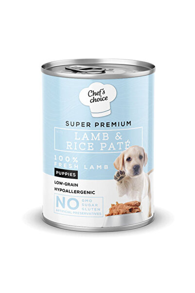 Chef's Choice Chefs Choice Pate Lamb Puppy Kuzulu Düşük Tahıllı Yavru Köpek K...