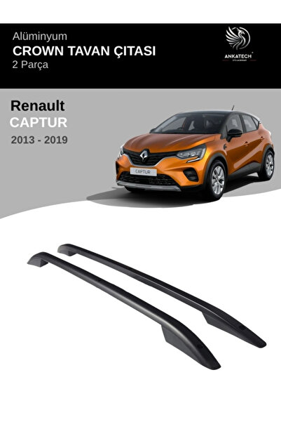 Turtle RENAULT CAPTUR 2013-2019 CROWN TAVAN ÇITASI - SİYAH