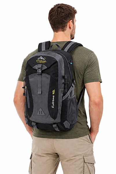 KORDAK Rucsac negru pentru laptop de călătorie, rezistent la apă, de 40 de litri