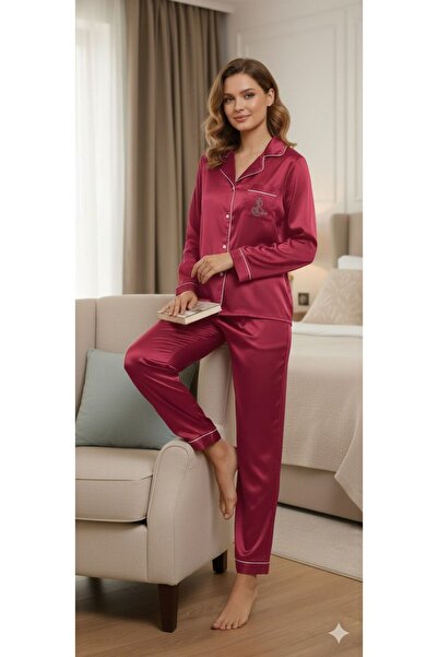 m mlinda saten pijama takımı