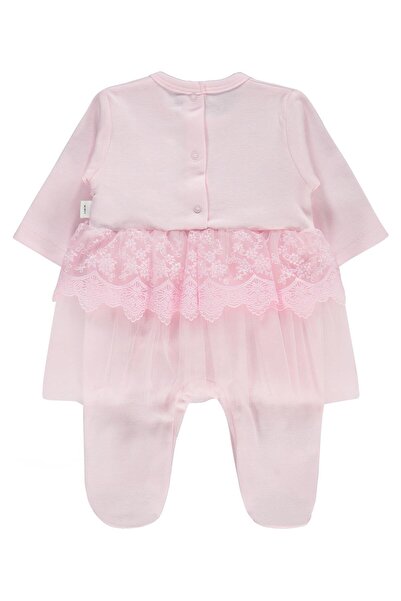 Civil Baby Ruffle Tulle 1-9 Month Romper - Pink 3-6 Months