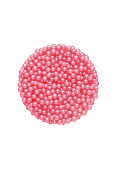 Dr. Gusto 4 mm Pembe Yenilebilir Boncuk Şeker Şekerleme – (90 g)
