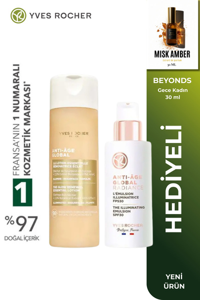 Yves Rocher Yaşlanma Karşıtı Nemlendirici & Sıkılaştırıcı Set – Yenileme İkilisi