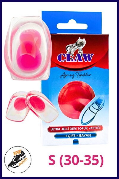 Claw Ultra Jelli Silikon Topuk Yastığı - Topuk Dikeni ve Ayak Ağrısı Giderici...
