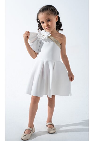 SOFYELLA Rochie albă cu flori