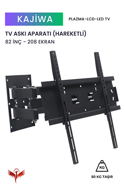 KAJİWA 82 İNÇ ASKI APARATI HAREKETLİ (208 EKRAN) Tüm Marka ve modellerle uyum...