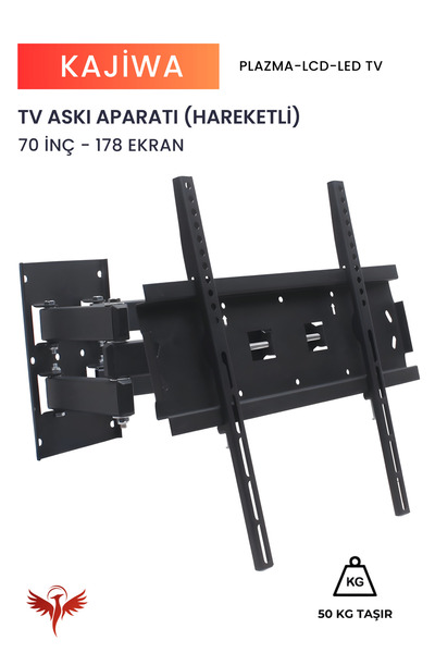 KAJİWA 70 İNÇ ASKI APARATI HAREKETLİ (178 EKRAN) Tüm Marka ve modellerle uyum...
