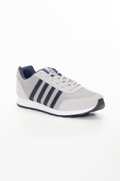 Rona Gifts Erkek Gri Günlük Rahat Taban Yumuşak Hafif Esnek Yürüyüş Sneaker B...