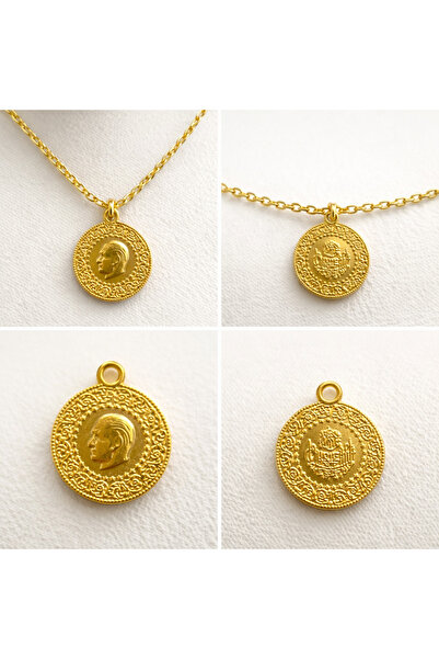 Aychra Ata Model Altın Kaplama Bijuteri Kolye Ucu