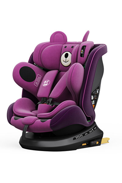 BUF BOOF Scaun auto TWT Plus iSize Buf Boof UrsPurple cu isofix Rotativ 360 P...