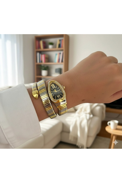 Crrju Yılan Model, Dolamalı Saat, Kadın Kol Saati