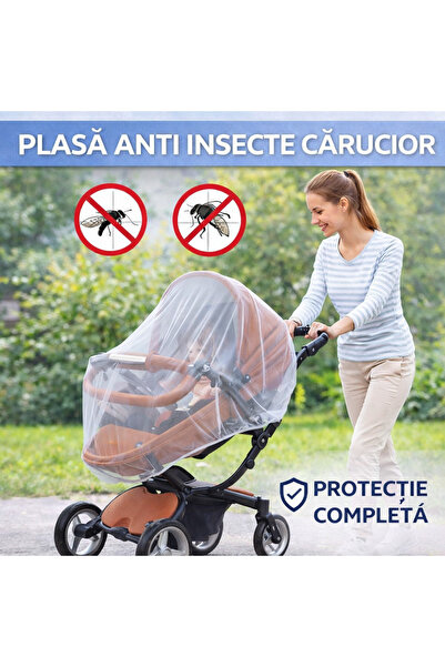 SMARTECH Plasă de țânțari pentru cărucior, universală, poliester