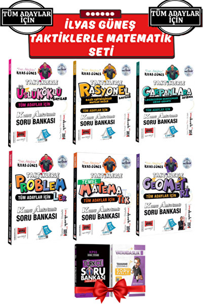 Yargı Yayınları İlyas Güneş | Taktiklerle Üslü Köklü+Rasyonel Sayı+Çarpanlara...
