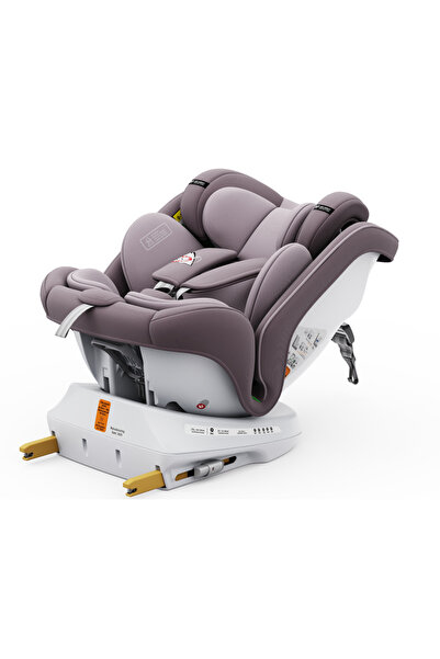 BUF BOOF Scaun auto Tweety Plus iSize LightRed isofix Rotativ 360 Pozitie Som...