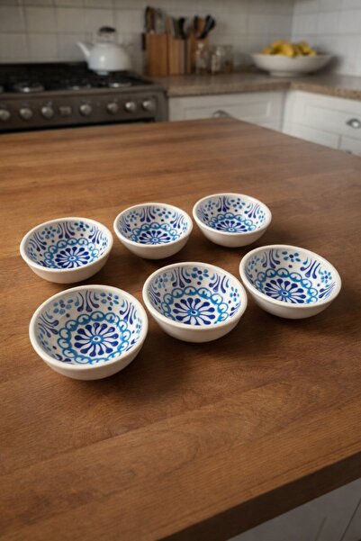 Ceramillion 6'lı El Yapımı Seramik Çerezlik Seti