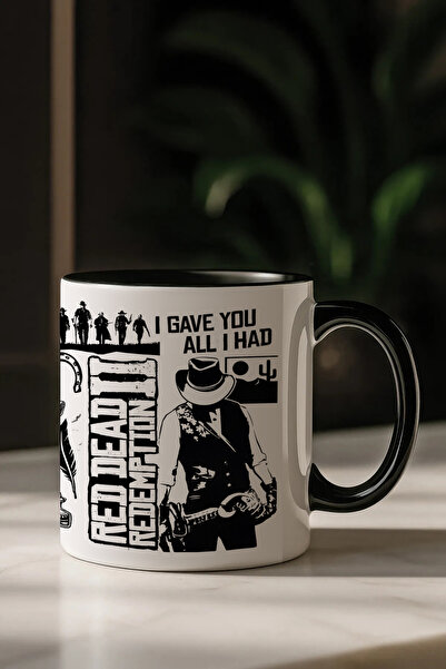 iyi fikirler Red Dead Redemption Temalı Özel Tasarım Porselen Kupa Bardak