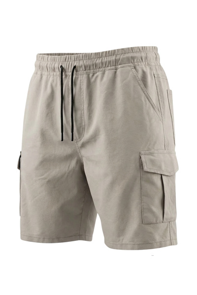 marufshop Muške gabardin šortseve velike veličine sa cargo džepovima, pogodne...