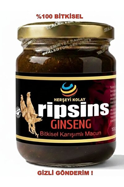 Herşeyi Kolay Ripsinss Ginsengli Macun 240gr Atom Bitkisel Macunu Epimediumn ...