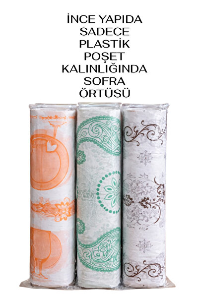 Ecoflex 45 Adet Kullan At Masa Örtüsü Sıvı Geçirmez(3 RULO) Tek Kullanımlık 1...