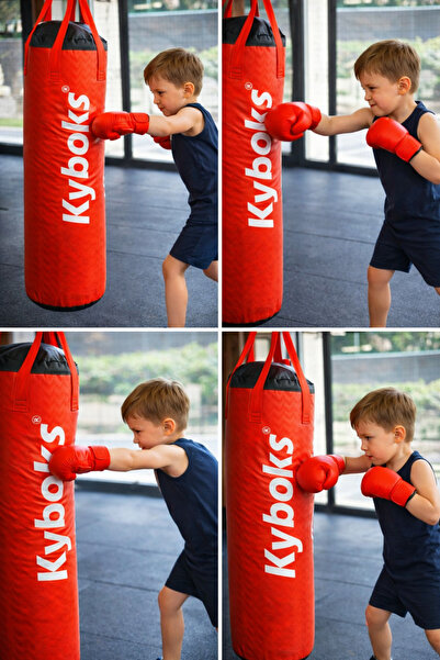 elite by seba ÇOCUK KUM TORBASI VE BOX ELDİVEN TAKIMI 6- 12 YAŞ