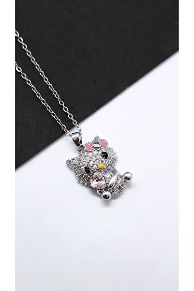 Serenity Princess Crown Hello Kitty Steel Necklace