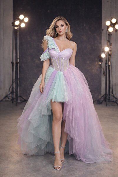 Belle ğince özel tasarım abiye tütü korse