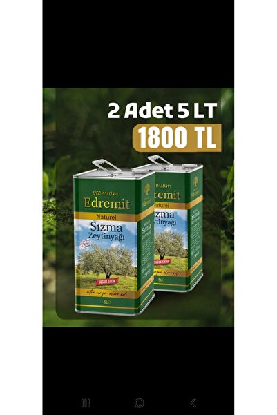 Edremit HAS NATUREL SIZMA ZEYTİNYAĞI